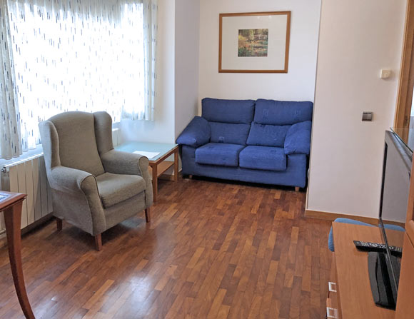 Fotografía  sala de estar Apartahotel Ribera